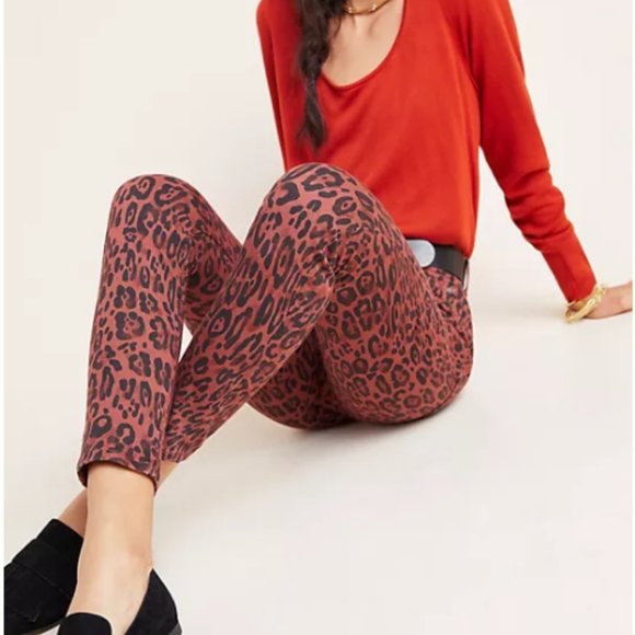 NWT $300 Joe's Leopord High-Rise Skinny Ankle Jean - Picture 2 of 8